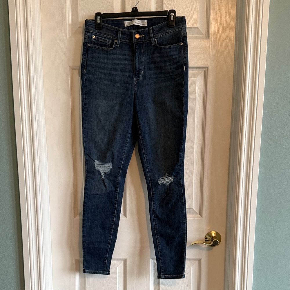 Signature by Levi Strauss Dark Blue Skinny Jeans